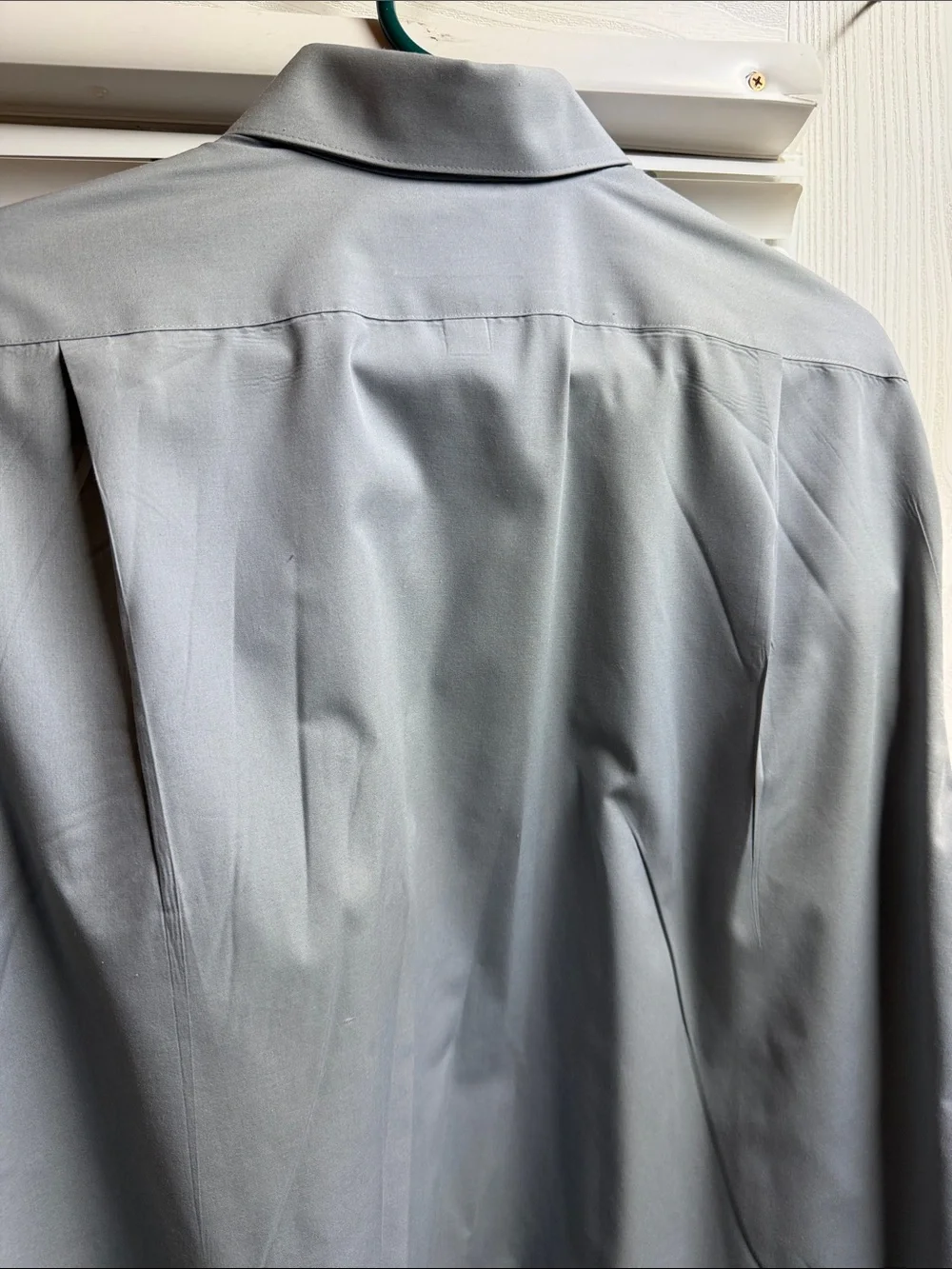 Dockers (38)Charcoal Dress Pants Van Heusen (16.5)Grey long sleeve shirt (#100)